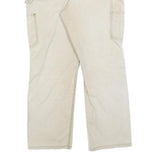 CARHARTT Womens Cotton Blend Beige Regular Straight Trousers W36 L30 Workwear
