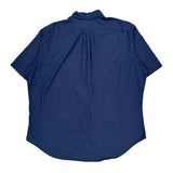 Ralph Lauren Short Sleeve Shirt - XL Blue Linen