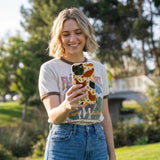 Seashell Chicken Garden iPhone 16 Pro Case - Lifestyle photo showing phone case in use