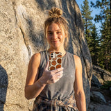 London Fog Slam Dunk iPhone 15 Pro Case - Lifestyle photo showing phone case in use