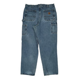 Carhartt Double Knee Carpenter Jeans - 38W 34L Blue Cotton