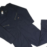 DICKIES Mens Navy Blue Dungarees Regular Polyester Blend L W40 L32 Workwear