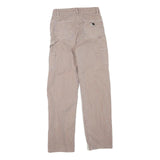 CARHARTT Mens Regular Fit Beige Jeans Denim W28 L30 Workwear Straight Cotton