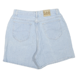 LEE Womens Shorts Blue Casual Denim L W32 Classic Fit Cotton Blend
