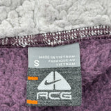 Nike Acg Hoodie - Small Purple Polyester