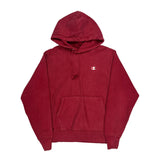 Reverse Weave Champion Hoodie - Medium Red Cotton