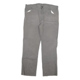 DICKIES Mens Grey Regular Fit Straight Cotton Blend Jeans W40 L32 Workwear Style