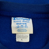 Reverse Weave Champion Sweatshirt - Medium Blue Cotton Blend