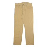 CARHARTT Mens Cotton Blend Beige Relaxed Fit Straight Trousers W32 L30 Workwear