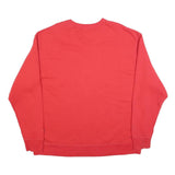 CHAMPION Mens Red Crew Neck 2XL Sweatshirt Cotton Blend Casual Pullover
