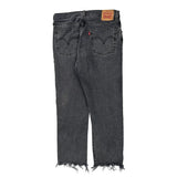 501 Levis Jeans - 32W 27L Gray Cotton