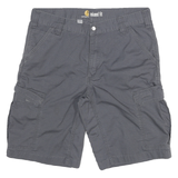 CARHARTT Mens Shorts Grey Casual Cargo Relaxed Fit 2XL W34 Workwear Durable