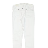 LEVI'S Womens Jeans White Slim Skinny Denim W26 L29 Zip Cotton Blend Stylish