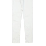 LEVI'S Womens Jeans White Slim Skinny Denim W26 L29 Zip Cotton Blend Stylish