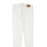 LEVI'S Womens Jeans White Slim Skinny Denim W26 L29 Zip Cotton Blend Stylish