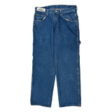 Red Kap Double Knee Carpenter Pants - 32W 37L Blue Cotton