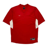 Nike Jersey - Small Red Polyester