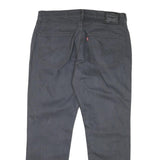 LEVI'S Mens Regular Fit Straight Leg Denim Black Cotton Blend Jeans W36 L30