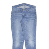 LEVI'S Womens Jeans Blue Slim Skinny Denim Light W28 L30 Faded Casual Zip