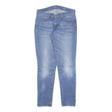 LEVI'S Womens Jeans Blue Slim Skinny Denim Light W28 L30 Faded Casual Zip