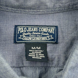 Polo By Ralph Lauren Shirt - Medium Blue Cotton