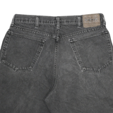 WRANGLER Mens Black Denim Shorts L W30 Casual Cotton Classic Fit