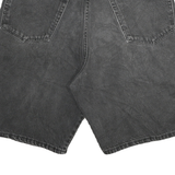 WRANGLER Mens Black Denim Shorts L W30 Casual Cotton Classic Fit