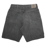 WRANGLER Mens Black Denim Shorts L W30 Casual Cotton Classic Fit