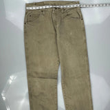Wrangler Jeans - 32W 30L Beige Cotton