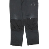 DICKIES Mens Black Cotton Blend Relaxed Straight Trousers W36 L32 Workwear