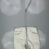 Levis 501 Jeans - 35W 30L White Cotton