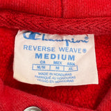 Reverse Weave Champion Hoodie - Medium Red Cotton