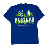 Single Stitch State Employees Combined Campaign Fruit Of The Loom Graphic T-Shirt - Medium Blue Cotton Blend