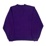 West Chester University Alumni Russell Athletic College Sweatshirt - Large Purple Cotton