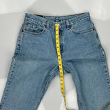 505 Levis Denim Shorts - 32W UK 12 Light Wash Cotton
