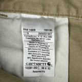 Carhartt Pants - 38W 32L Khaki Cotton Blend