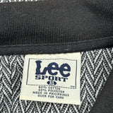 Vikings Lee Sport Nfl Polo Shirt - XL Black & White Cotton Blend