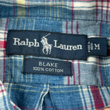 Blake Shirt Ralph Lauren Checked Short Sleeve Shirt - Medium Multicoloured Cotton