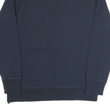 TOMMY HILFIGER Womens Navy Blue Cotton Blend Crew Neck Sweatshirt S