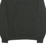 CALVIN KLEIN Mens Grey Wool Plain V-Neck Basic Knit XL Jumper Pullover