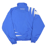PREGAME ATHLETICS Mens Blue & White Bishop Chatard Track Jacket L Polyester