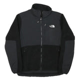 THE NORTH FACE Womens Black Outdoor Jacket L Polyester Blend Zip Fleece