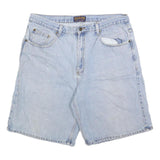 HIGHLAND Mens Cotton Blend Blue Casual Shorts XL W38 Light Wash Denim Style