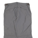 BIG TRAMP Womens Polyester Grey Relaxed Capri Trousers W32 L21 Outdoor Casual