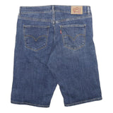 LEVI'S Womens Denim Blue Shorts M W30 Casual Cotton Blend Knee Length