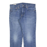 LEVI'S 511 Big E Mens Jeans Blue Slim Skinny Denim Medium W33 L30 Zip Fastening