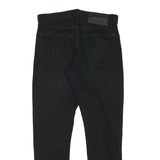 CALVIN KLEIN JEANS Mens Black Regular Straight Denim W30 L27 Zip Cotton Blend