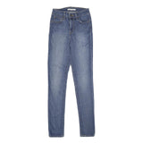 LEVI'S 721 High Rise Skinny Womens Jeans Blue Denim Regular Fit Skinny W26 L32