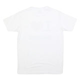 LM Mens White I Heart Racing Graphic T-Shirt L Short Sleeve Crew Neck