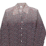 KOTTING Womens Black & Red Pattern Cotton Blend Shirt M Long Sleeve Button